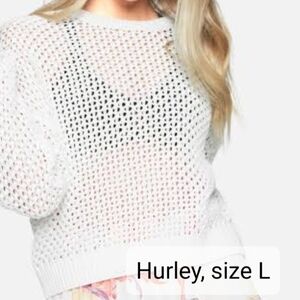 Hurley Women's White Sweater